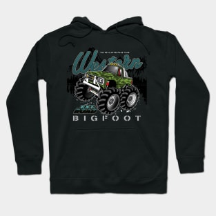 Western Monster truck Hoodie